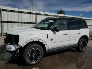 2025 Ford Bronco Sport Outer Banks z VIN 3FMCR9CN4SRE05047, wystawiony jako Copart lot #55529715 z przebiegiem 3 064 mil mil oraz Szkoda całkowita • Salvage title. Historia ofert i sprzedaży dostępna na DreamBid. Obrazek 1.