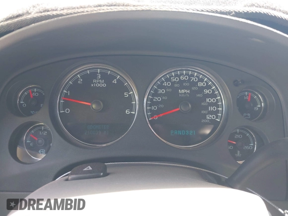2007 Chevrolet Tahoe LTZ with VIN 1GNFC13017R285839, listed as a IAAI auction lot 42002091 with 210,039 mi miles and . Bid and sale history available at DreamBid. Image 7.