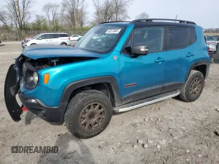 2020 Jeep Renegade Trailhawk z VIN ZACNJBC17LPM07229, wystawiony jako Copart lot #53372685 z przebiegiem 69 061 mil mil oraz Szkoda całkowita • Salvage title. Historia ofert i sprzedaży dostępna na DreamBid. Obrazek 1.