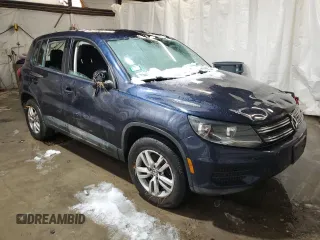 2014 Volkswagen Tiguan SEL with VIN WVGAV3AX0EW511131, listed as a Copart auction lot 43483055 with 102,252 mi miles and Salvage title. Bid and sale history available at DreamBid. Image 4.