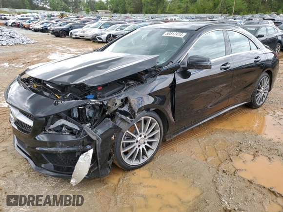 2016 Mercedes-Benz CLA 250 with VIN WDDSJ4EB6GN364675, listed as a Copart auction lot 50517414 with 63,503 mi miles and . Bid and sale history available at DreamBid. Image 1.