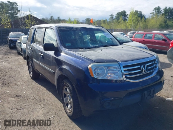 2013 Honda Pilot LX with VIN 5FNYF4H26DB071693, listed as a IAAI auction lot 42124357 with 151,494 mi miles and . Bid and sale history available at DreamBid. Image 13.