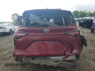 2022 Toyota Sienna LE with VIN 5TDKSKFC9NS056913, listed as a Copart auction lot 55704795 with 71,464 mi miles and Salvage title. Bid and sale history available at DreamBid. Image 6.