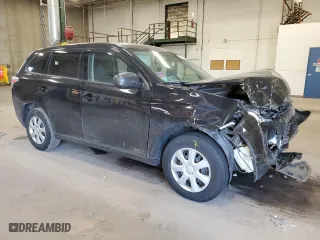 2014 Mitsubishi Outlander ES with VIN JA4AD2A38EZ014285, listed as a Copart auction lot 49004495 with 164,019 mi miles and Salvage Title. Bid and sale history available at carsss.com. Image 4.