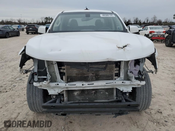2022 Chevrolet Colorado 2WD Work Truck with VIN 1GCGSBEN9N1150506, listed as a Copart auction lot 46580195 with 43,610 mi miles and Salvage title. Bid and sale history available at DreamBid. Image 5.