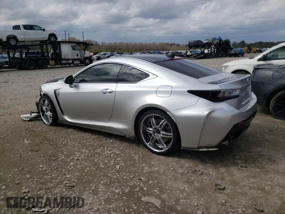 2015 Lexus RC F F z VIN JTHHP5BC8F5002222, wystawiony jako Copart lot #45206533 z przebiegiem 48 655 mil mil oraz . Historia ofert i sprzedaży dostępna na DreamBid. Obrazek 2.