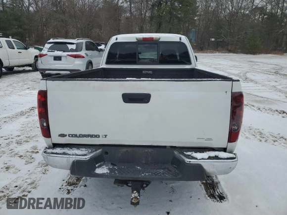 2007 Chevrolet Colorado Work Truck with VIN 1GCDT19EX78130957, listed as a Copart auction lot 85869154 with 141,374 mi miles and Clean Title. Bid and sale history available at carsss.com. Image 6.