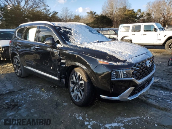 2023 Hyundai Santa Fe Calligraphy with VIN 5NMS54AL8PH490482, listed as a Copart auction lot 41742925 with 38,467 mi miles and Salvage title. Bid and sale history available at DreamBid. Image 4.