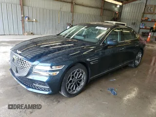 2023 Genesis G80 2.5T z VIN KMTGB4SC6PU178846, wystawiony jako Copart lot #54862135 z przebiegiem 9 673 mil mil oraz Szkoda całkowita • Salvage title. Historia ofert i sprzedaży dostępna na DreamBid. Obrazek 1.