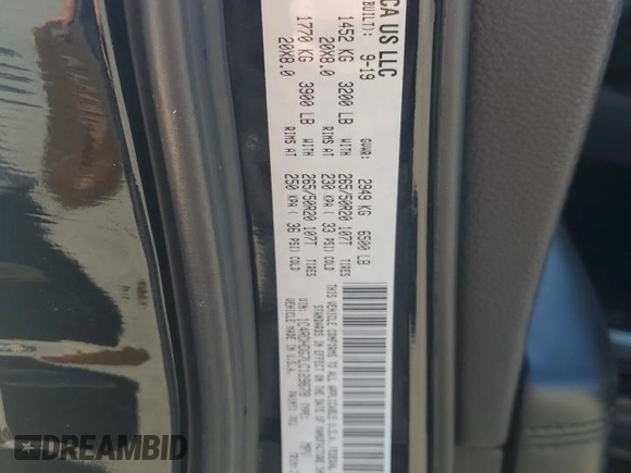 2020 Dodge Durango GT Plus z VIN 1C4RDHDG7LC129678, wystawiony jako Copart lot #60918365 z przebiegiem 78 834 mil mil oraz Szkoda całkowita • Salvage title. Historia ofert i sprzedaży dostępna na DreamBid. Obrazek 14.