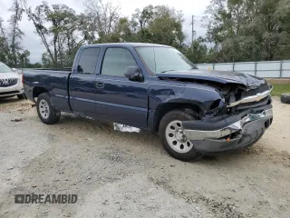 2005 Chevrolet Silverado 1500 LS with VIN 2GCEC19V351362384, listed as a Copart auction lot 45814565 with 78,348 mi miles and Salvage Title. Bid and sale history available at DreamBid. Image 4.