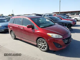 2012 Mazda Mazda5 Grand Touring with VIN JM1CW2DL1C0132281, listed as a IAAI auction lot 41698161 with 121,179 mi miles. Bid and sale history available at carsss.com. Image 1.