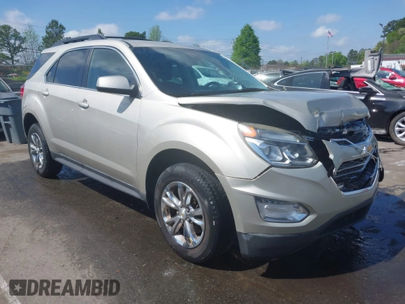 2016 Chevrolet Equinox LT with VIN 2GNALCEK8G1132422, listed as a IAAI auction lot 41948390 with 95,778 mi miles. Bid and sale history available at carsss.com. Image 1.