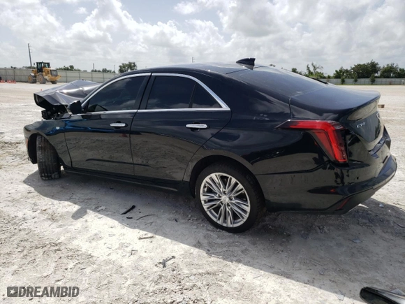 2022 Cadillac CT4 Premium Luxury with VIN 1G6DB5RK5N0121257, listed as a Copart auction lot 70191444 with 0 mi miles and Non Repairable. Bid and sale history available at carsss.com. Image 2.