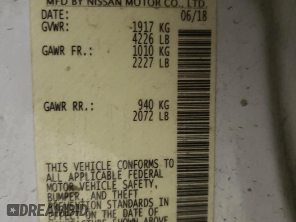 2018 Nissan Altima 2.5 SV with VIN 1N4AL3AP4JC273229, listed as a Copart auction lot 46281675 with 0 mi miles and Salvage Title. Bid and sale history available at carsss.com. Image 14.