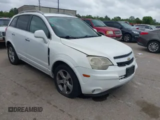 2014 Chevrolet Captiva Sport LTZ with VIN 3GNAL4EK8ES674501, listed as a IAAI auction lot 41907119 with 152,861 mi miles. Bid and sale history available at carsss.com. Image 1.