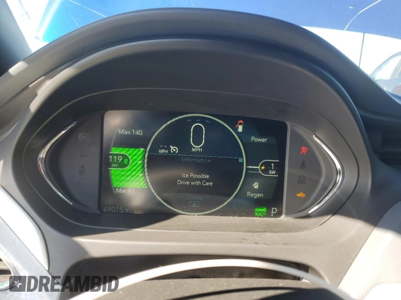 2018 Chevrolet Bolt EV Premier with VIN 1G1FX6S00J4113889, listed as a Copart auction lot 45985225 with 49,015 mi miles and Salvage Title. Bid and sale history available at carsss.com. Image 9.