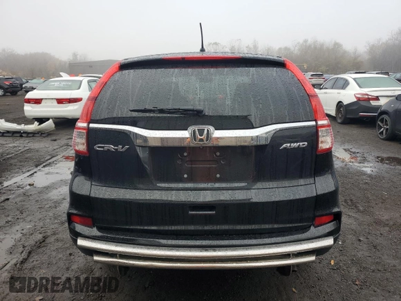 2015 Honda CR-V EX with VIN 2HKRM4H51FH647683, listed as a Copart auction lot 75512454 with 267,542 mi miles and Salvage Title. Bid and sale history available at DreamBid. Image 6.