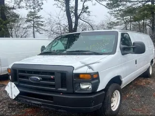 2010 Ford Econoline Cargo Commercial with VIN 1FTNE1EW4ADA90760, listed as a IAAI auction lot 41809385 with 187,114 mi miles. Bid and sale history available at carsss.com. Image 2.