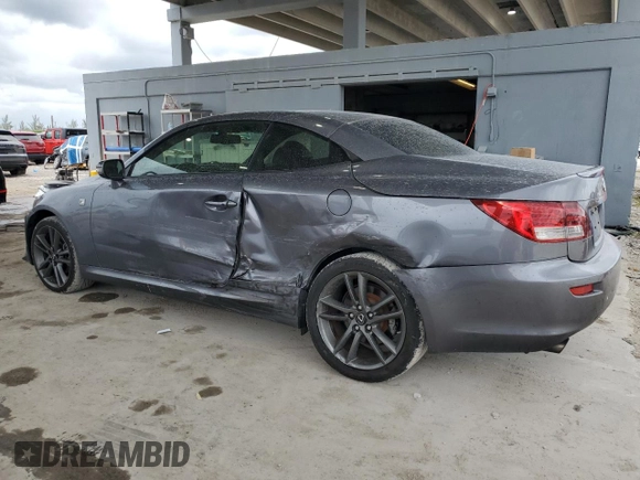 2013 Lexus IS 250 C with VIN JTHFF2C20D2528955, listed as a Copart auction lot 55382295 with 108,397 mi miles and Salvage title. Bid and sale history available at DreamBid. Image 2.