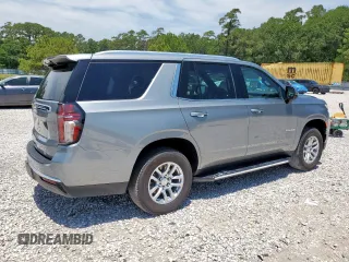 2023 Chevrolet Tahoe LT with VIN 1GNSCNKD5PR338827, listed as a Copart auction lot 58470215 with 22,909 mi miles and Salvage title. Bid and sale history available at DreamBid. Image 3.