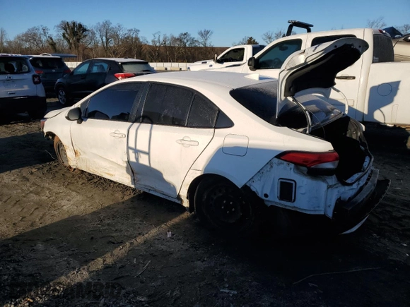 2021 Toyota Corolla LE with VIN JTDEPMAE0MJ148281, listed as a Copart auction lot 42642075 with 94,993 mi miles and Salvage Title. Bid and sale history available at carsss.com. Image 2.
