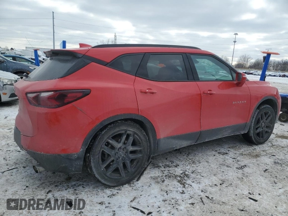 2019 Chevrolet Blazer z VIN 3GNKBCRS2KS697859, wystawiony jako Copart lot #42671545 z przebiegiem 130 279 mil mil oraz Szkoda całkowita • Salvage title. Historia ofert i sprzedaży dostępna na DreamBid. Obrazek 3.
