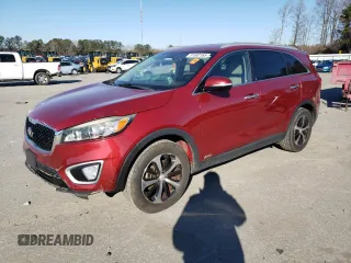 2017 Kia Sorento EX with VIN 5XYPHDA15HG276783, listed as a Copart auction lot 87602165 with 127,135 mi miles and Salvage Title. Bid and sale history available at carsss.com. Image 1.