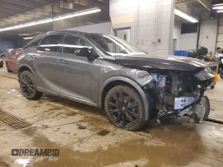 2024 Lexus RX 500h F Sport Performance z VIN 2T2BCMEA6RC012600, wystawiony jako Copart lot #88154515 z przebiegiem 1 907 mil mil oraz Szkoda całkowita • Salvage title. Historia ofert i sprzedaży dostępna na DreamBid. Obrazek 4.