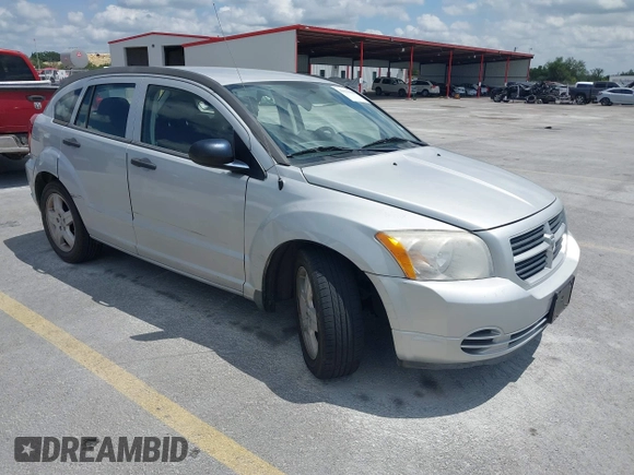 2008 Dodge Caliber SE with VIN 1B3HB28B98D757953, listed as a IAAI auction lot 42111663 with 115,977 mi miles. Bid and sale history available at carsss.com. Image 1.