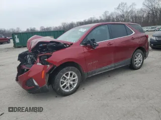 2024 Chevrolet Equinox LT with VIN 3GNAXUEG6RS149796, listed as a Copart auction lot 45133425 with 11,760 mi miles and Salvage Title. Bid and sale history available at carsss.com. Image 1.