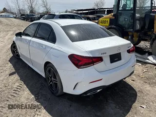 2020 Mercedes-Benz A 220 with VIN W1K3G4FB9LJ196792, listed as a Copart auction lot 55973235 with 88,600 mi miles and Salvage Title. Bid and sale history available at DreamBid. Image 3.
