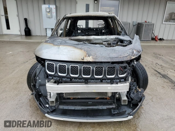 2023 Jeep Compass (RED) Edition with VIN 3C4NJDCNXPT565242, listed as a Copart auction lot 58893295 with Not provided miles and Non repairable. Bid and sale history available at DreamBid. Image 5.