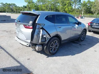 2020 Honda CR-V EX-L with VIN 7FARW1H82LE018273, listed as a IAAI auction lot 41230417 with 58,907 mi miles. Bid and sale history available at carsss.com. Image 4.