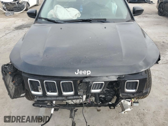 2019 Jeep Compass Latitude with VIN 3C4NJCBB7KT851656, listed as a Copart auction lot 88621445 with Not Provided miles and Salvage Title. Bid and sale history available at DreamBid. Image 13.