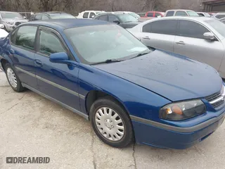 2003 Chevrolet Impala with VIN 2G1WF52E439207105, listed as a IAAI auction lot 41563289 with 198,320 mi miles. Bid and sale history available at carsss.com. Image 1.