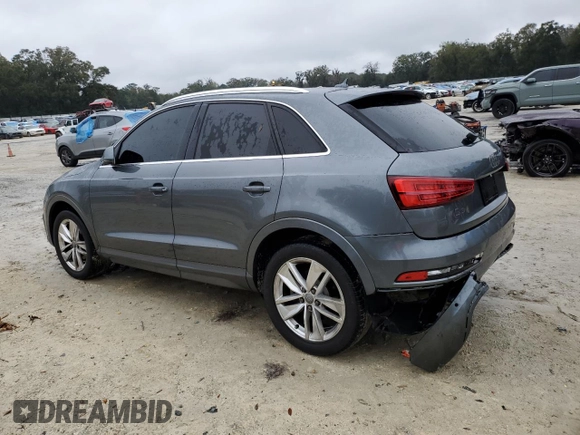 2016 Audi Q3 Premium Plus z VIN WA1BFCFS8GR011586, wystawiony jako Copart lot #45412185 z przebiegiem 122 595 mil mil oraz Szkoda całkowita • Salvage title. Historia ofert i sprzedaży dostępna na DreamBid. Obrazek 2.