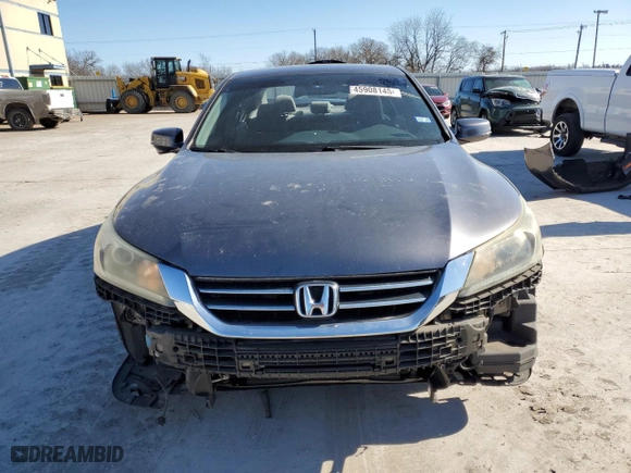 2014 Honda Accord Sedan EX with VIN 1HGCR2F75EA031136, listed as a Copart auction lot 45908145 with 138,367 mi miles and Salvage Title. Bid and sale history available at carsss.com. Image 5.