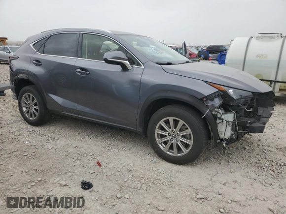 2021 Lexus NX 300 with VIN JTJDARBZ7M2198839, listed as a Copart auction lot 50611465 with 27,412 mi miles and Salvage title. Bid and sale history available at DreamBid. Image 4.
