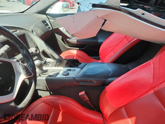 2015 Chevrolet Corvette 1LT с VIN 1G1YA2D73F5104585, выставлен на аукционе Copart как лот 59790745 с пробегом Не указан миль и Списание • Salvage title. История ставок и продаж доступна на DreamBid. Изображение 7.