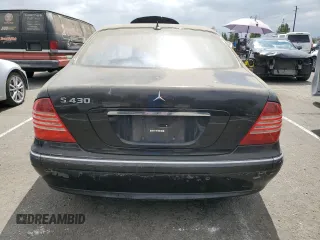 2003 Mercedes-Benz S-Class 4.3L with VIN WDBNG70J63A345310, listed as a Copart auction lot 68399354 with 154,520 mi miles and Clean Title. Bid and sale history available at carsss.com. Image 6.