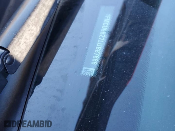 2020 Ford Escape SE Sport Hybrid with VIN 1FMCU9BZ7LUB87666, listed as a Copart auction lot 45370965 with 73,051 mi miles and Salvage Title. Bid and sale history available at DreamBid. Image 13.