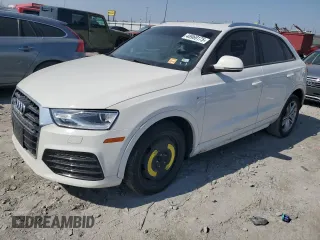 2018 Audi Q3 Premium with VIN WA1BCCFS4JR019586, listed as a Copart auction lot 48969175 with 150,687 mi miles and Clean Title. Bid and sale history available at carsss.com. Image 1.