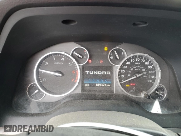 2014 Toyota Tundra SR with VIN 5TFRM5F12EX076598, listed as a Copart auction lot 56789685 with 189,374 mi miles and Clean title. Bid and sale history available at DreamBid. Image 9.