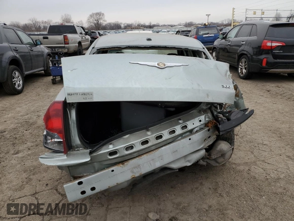 2006 Chrysler 300 with VIN 2C3KA43R96H484072, listed as a Copart auction lot 45099985 with 0 mi miles and Salvage Title. Bid and sale history available at carsss.com. Image 6.