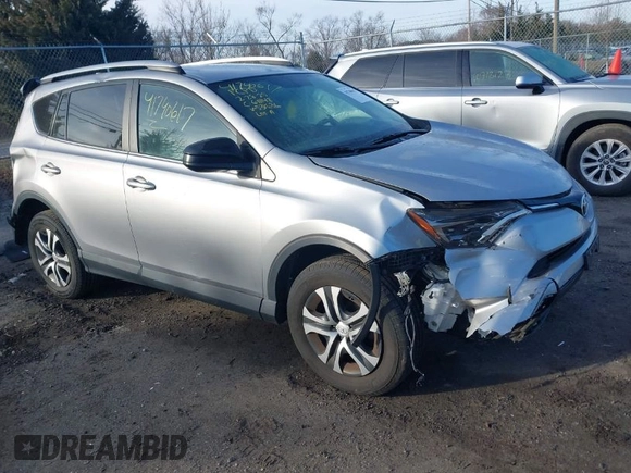 2016 Toyota RAV4 LE with VIN 2T3BFREV7GW538636, listed as a IAAI auction lot 41740617 with 59,102 mi miles. Bid and sale history available at carsss.com. Image 1.