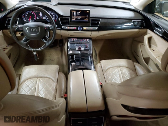 2016 Audi A8 L 4.0T Sport with VIN WAU43AFD5GN010106, listed as a Copart auction lot 48551645 with 154,079 mi miles and Clean Title. Bid and sale history available at carsss.com. Image 8.