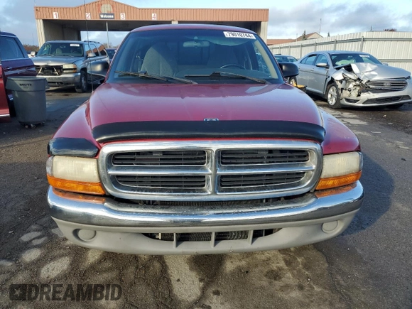 1997 Dodge Dakota with VIN 1B7GL23X4VS157665, listed as a Copart auction lot 79010744 with 101,809 mi miles and Salvage Title. Bid and sale history available at carsss.com. Image 5.