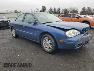 2004 Mercury Sable LS Premium with VIN 1MEFM55S34A615985, listed as a Copart auction lot 85428614 with 54,431 mi miles and Salvage Title. Bid and sale history available at carsss.com. Image 4.