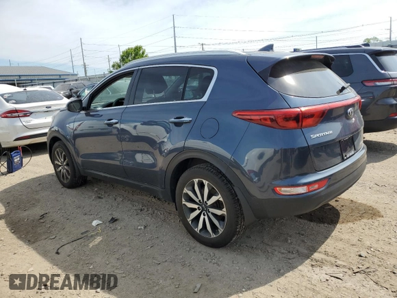 2017 Kia Sportage EX z VIN KNDPNCAC4H7245770, wystawiony jako Copart lot #58066435 z przebiegiem 115 743 mil mil oraz Czysty tytuł • Clean title. Historia ofert i sprzedaży dostępna na DreamBid. Obrazek 2.